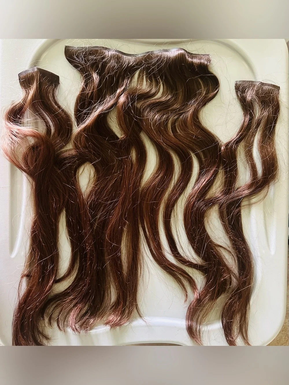 Barely Xtentions 18Inch Ultra-Seamless Clip-in Hair Extensions Medium Dark Brown